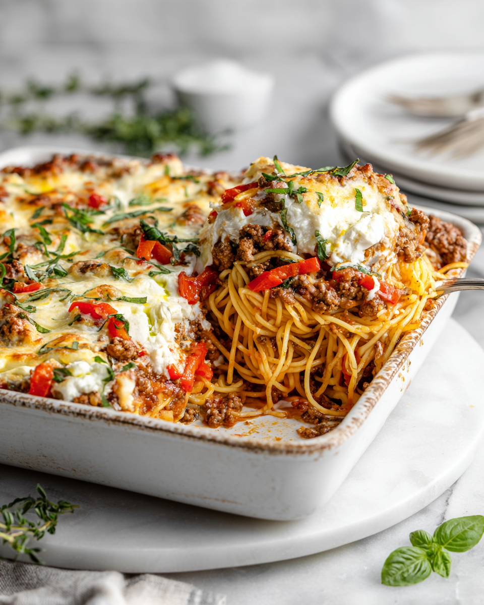 Cazuela de Espagueti al Horno: Sabor Casero f1a73c6f 4f5d 48e5 856f 98ad4c98a6e1tl