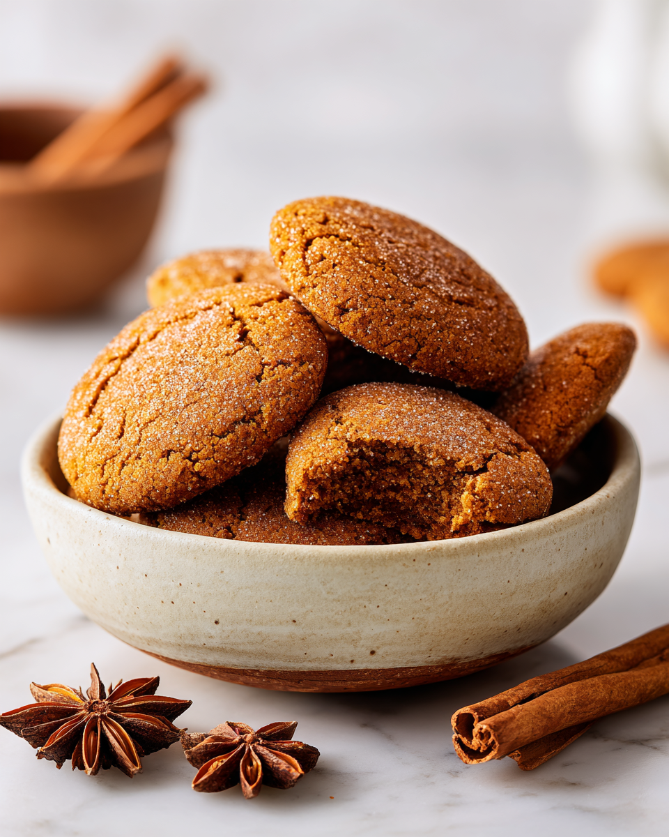 Deliciosas galletas de jengibre para el otoño receta de galletas de jengibre crujientes y suaves, ideales para reuniones familiares y festividades de otoño