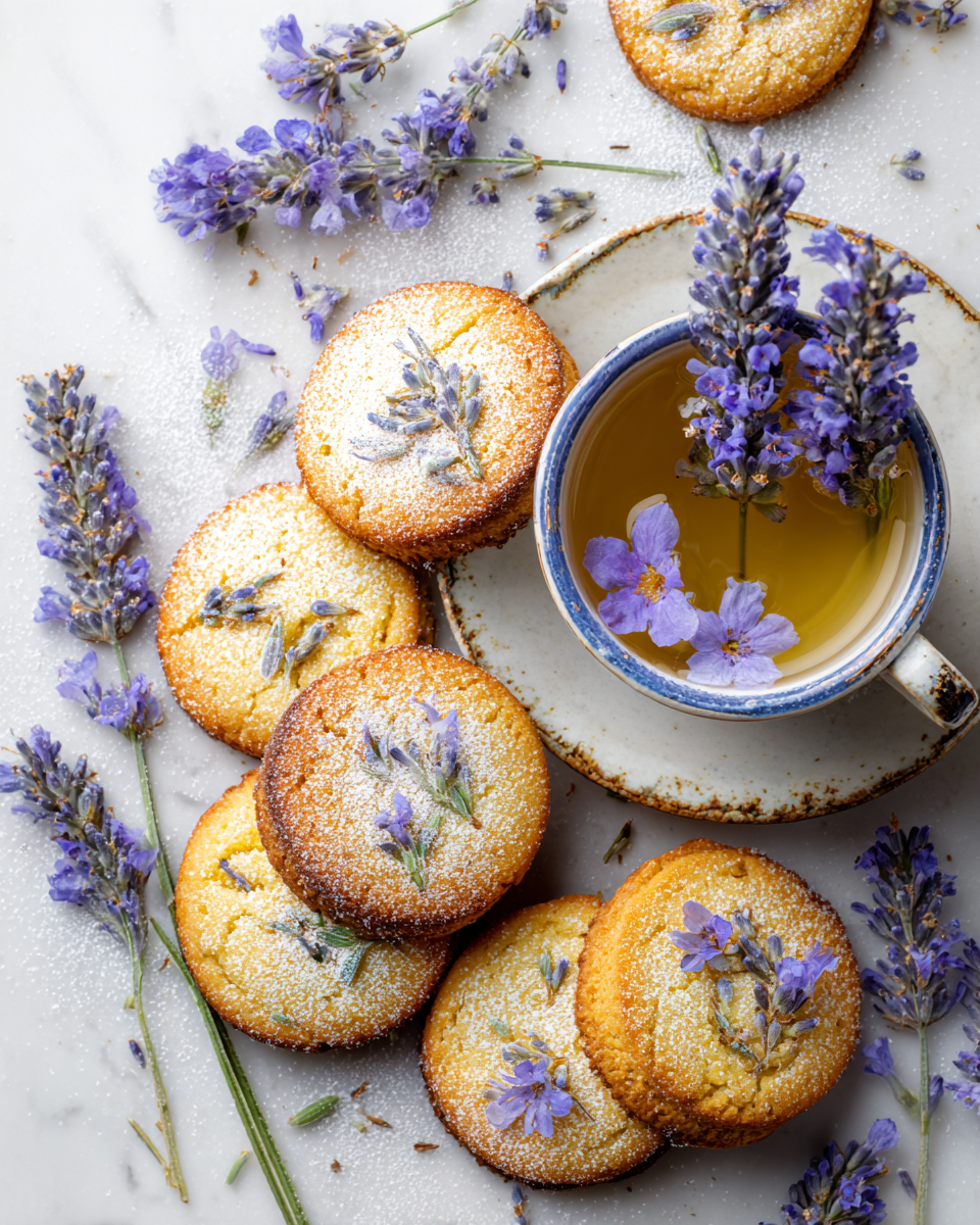 Deliciosas galletas de lavanda, perfectas para celebraciones primaverales, fáciles de hacer y con un aroma encantador.