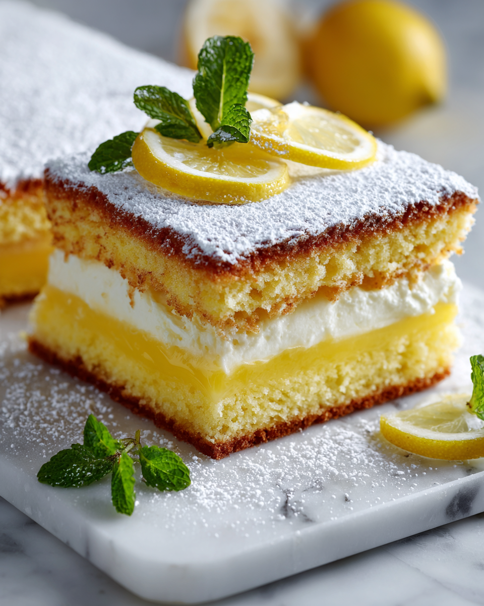 Un Delicioso Pastel de Limón Sorpresa para Celebrar la Primavera Un delicioso pastel de limón con un centro cremoso, perfecto para celebraciones primaverales.