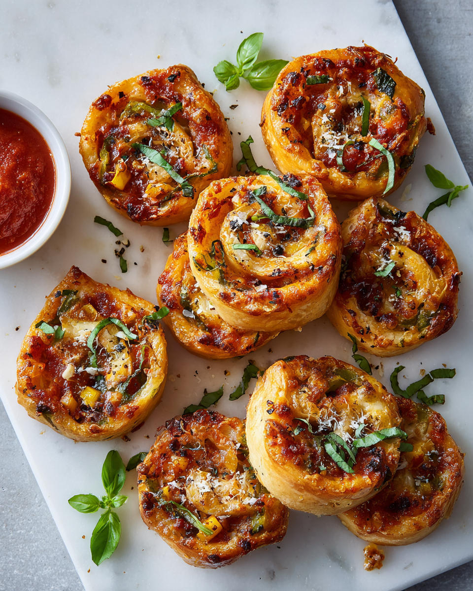 Bocas de pizza vegetales crujientes y frescas, perfectas para compartir en reuniones. Receta fácil y deliciosa en 30 minutos.