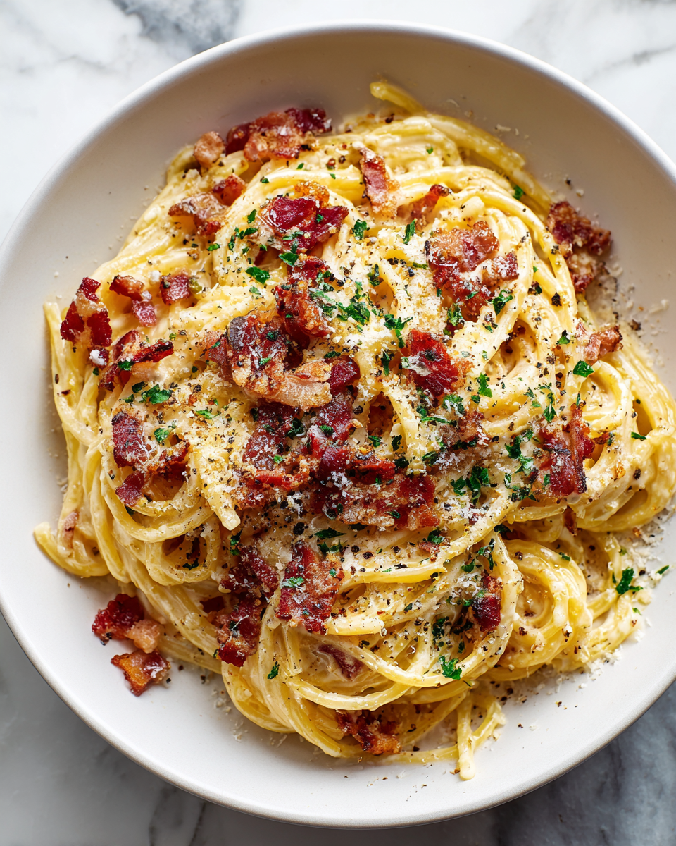 Receta fácil de espaguetis a la carbonara, rápida y deliciosa para disfrutar en familia