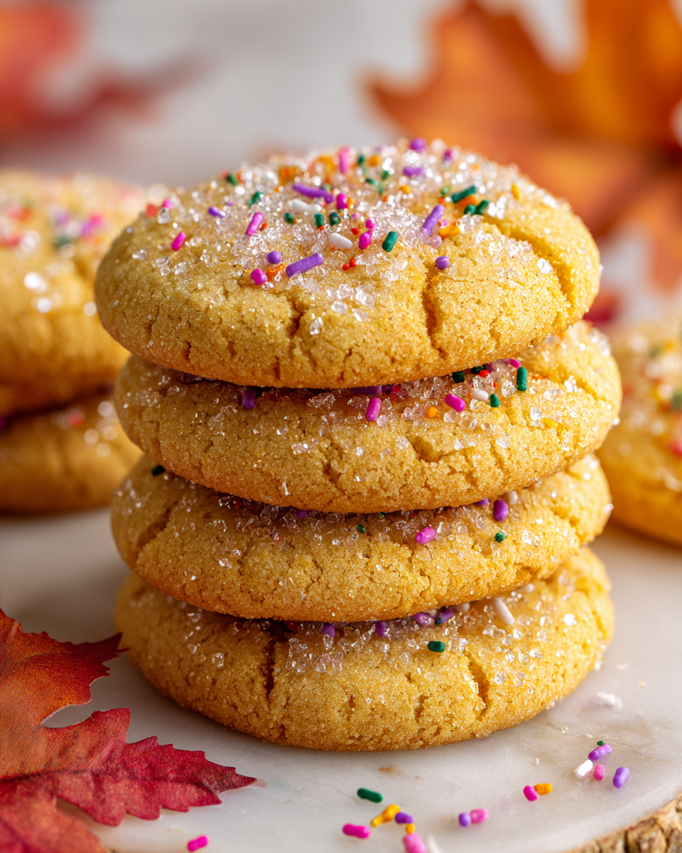 Galletas de azúcar suaves y decoradas para compartir en celebraciones de otoño.