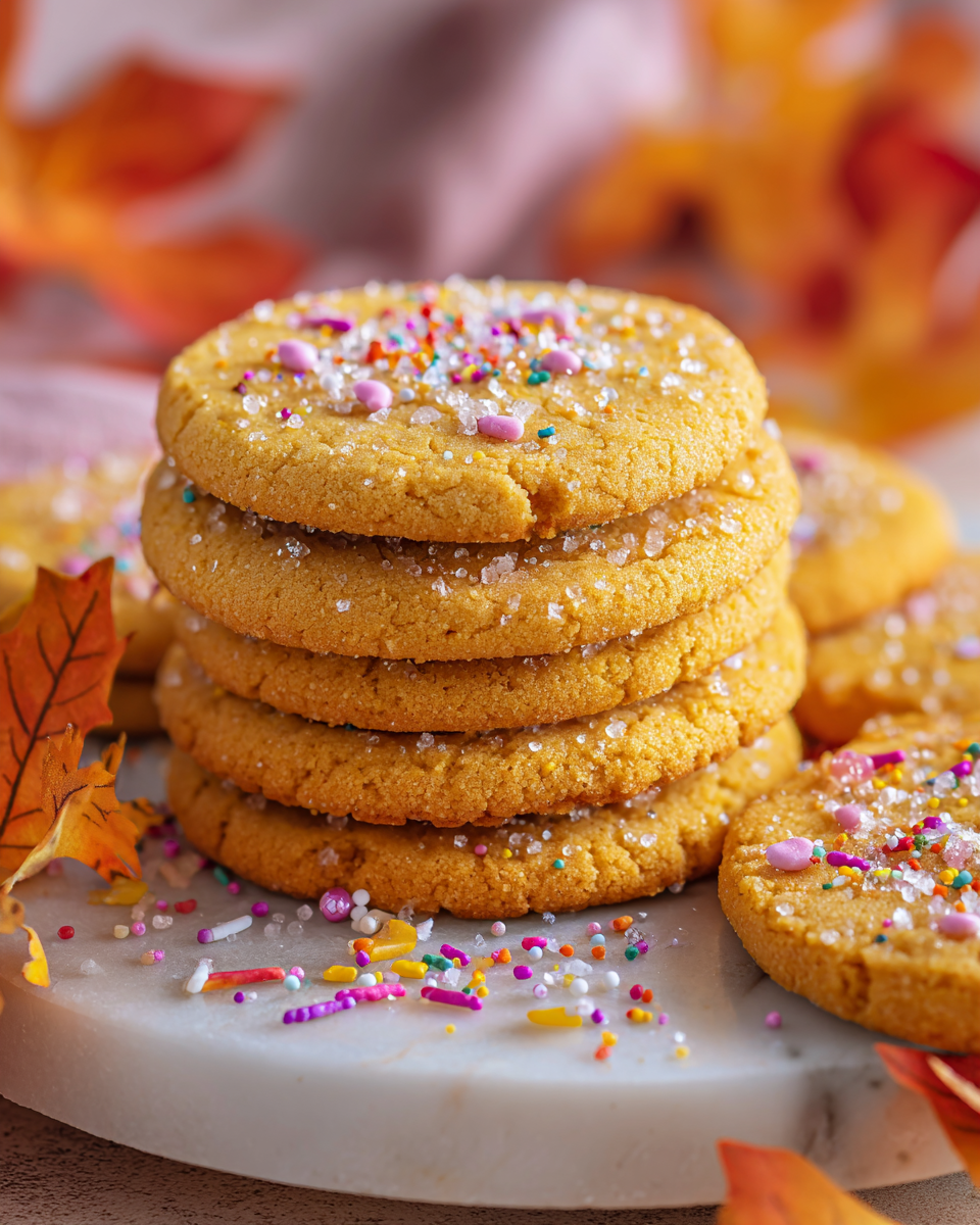 Galletas de Azúcar Suaves para Celebrar el Otoño Galletas de azúcar suaves y decoradas para compartir en celebraciones de otoño.