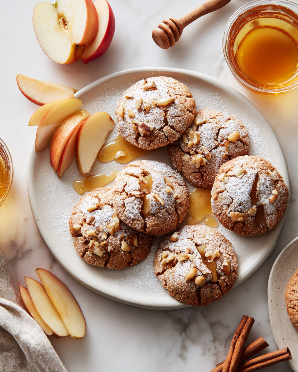 Deliciosas galletas turcas de manzana, ideales para el Día de Todos los Santos, crujientes por fuera y suaves por dentro, perfectas para compartir.