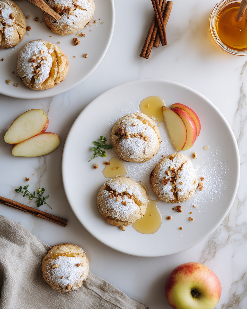 Deliciosas galletas turcas de manzana, ideales para el Día de Todos los Santos, crujientes por fuera y suaves por dentro, perfectas para compartir.