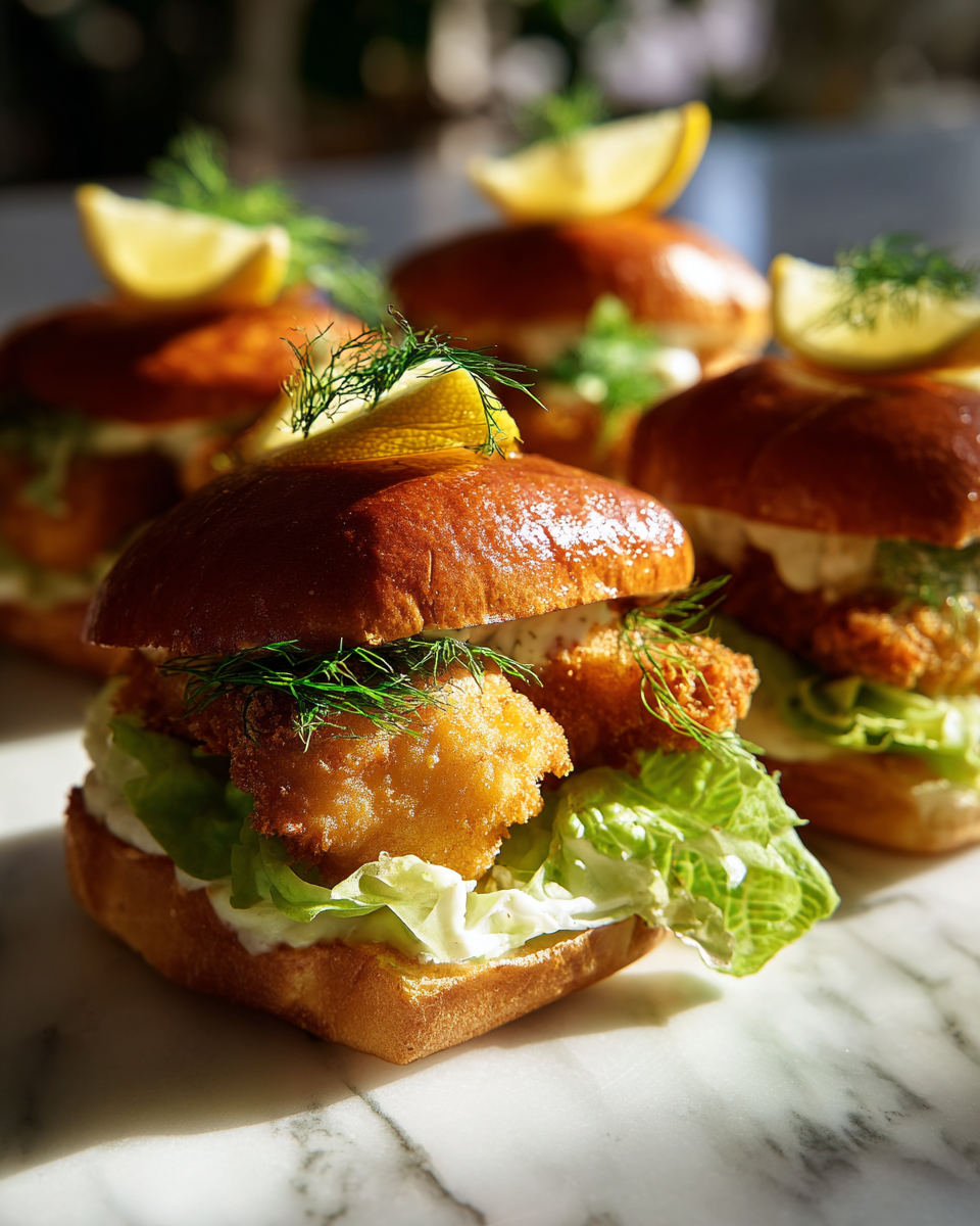 Disfruta el Sándwich Filet O' Fish Perfecto Sándwich Filet O' Fish crujiente con ensalada y salsa tártara.