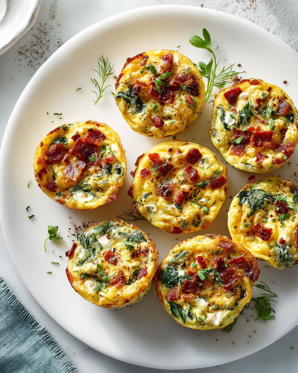 Deliciosos Bocados de Huevo al Estilo Starbucks Bocados de huevo esponjosos al estilo Starbucks, ideales para un desayuno nutritivo y fácil en casa.