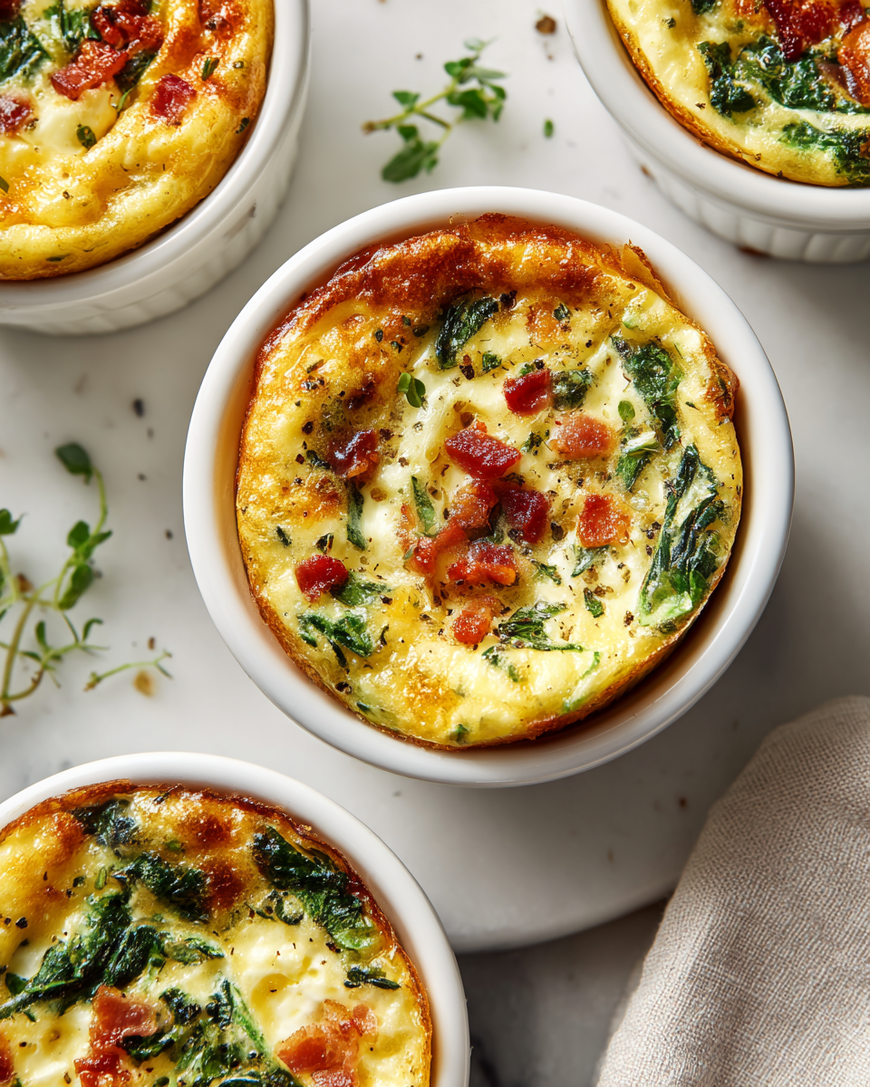 Deliciosos Bocados de Huevo al Estilo Starbucks Bocados de huevo esponjosos al estilo Starbucks, ideales para un desayuno nutritivo y fácil en casa.